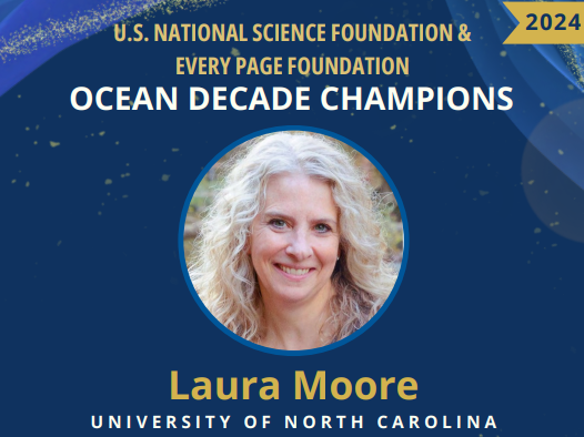 Laura Moore Ocean Decade Champion